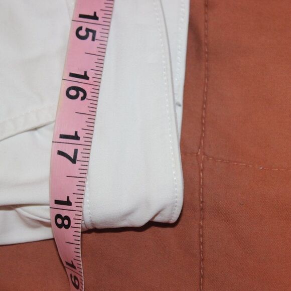 Ag Adriano Goldschmied White High Rise Chino Shorts Men's Size 36R - Picture 10 of 12